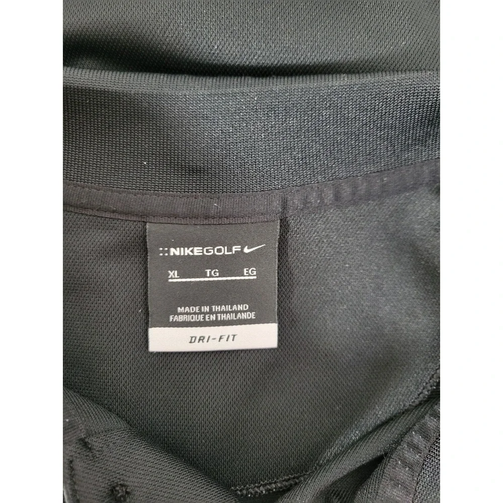 Quaker Maid Men's Nike Golf Polo Shirt Black XL BAC‎ 2010